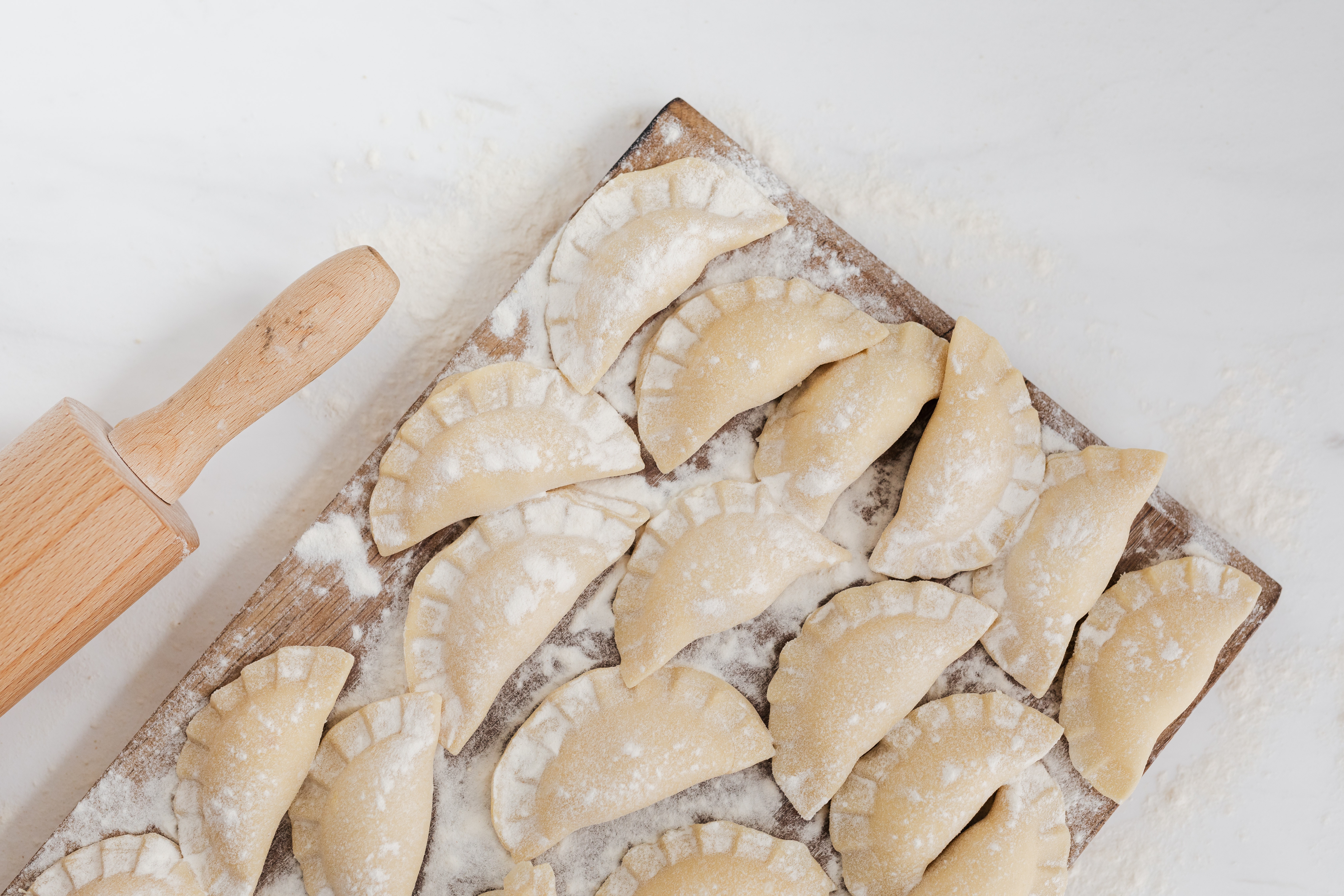 Platter of pierogies